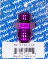 MagnaFuel AN Flare-to-Straight Adapters MP-3005 Fitting, Adapter, to Straight Cut, Straight, Aluminum, Purple Anodized, -12 AN, -10 AN, Each thumbnail 3