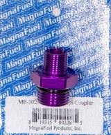 MagnaFuel Couplers MP-3029 Fitting, Adapter, Straight Cut to NPT, Straight, Aluminum, Purple Anodized, -10 AN, 3/8 in. NPT, Each thumbnail 3