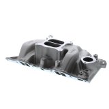 Weiand Stealth Intake Manifolds 8022WND Manifold, Stealth, Dual Plane, Square Bore, Aluminum, Natural, Mopar, 318, 340, 360, Each thumbnail 1