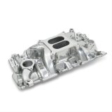 Weiand Speed Warrior Intake Manifolds 8150P Manifold, Warrior, Square Bore, High Rise, Polished, 1,500-6,700 rpm, Chevy, Small Block, Each thumbnail 1