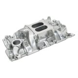 Weiand Speed Warrior Intake Manifolds 8150P Manifold, Warrior, Square Bore, High Rise, Polished, 1,500-6,700 rpm, Chevy, Small Block, Each thumbnail 2