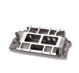 Weiand 8-71 and 6-71 Supercharger Manifolds 7151WND Intake Manifold, Supercharger, Aluminum, Natural, 6-71/8-71, Chevy, Big Block, Rectangle Port, Each thumbnail 2