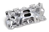 Weiand Street Warrior Intake Manifolds 8120P Manifold, Warrior, Dual Plane, Aluminum, Polished, Square Bore, Chevy, Small Block, Each thumbnail 3