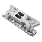 Weiand Stealth Intake Manifolds 8020WND Manifold, Stealth, Dual Plane, Aluminum, Natural, Square Bore, Ford, Small Block, Each thumbnail 2