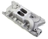 Weiand Stealth Intake Manifolds 8020WND Manifold, Stealth, Dual Plane, Aluminum, Natural, Square Bore, Ford, Small Block, Each thumbnail 3