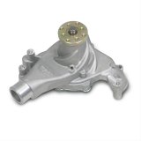 Weiand Action Plus Mechanical Water Pumps 9240 Pump, Mechanical, Plus, Long, High-Volume, Aluminum, Natural, Chevy, Small Block, Each thumbnail 1