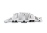 Weiand Street Warrior Intake Manifolds 8126 Manifold, Warrior, Dual Plane, Aluminum, Natural, Spread Bore, Chevy, Small Block, Each thumbnail 3