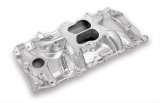 Weiand Street Warrior Intake Manifolds 8123P Manifold, Warrior, Dual Plane, Aluminum, Polished, Square/Spread Bore, Chevy, Big Block, Each thumbnail 1