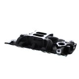 Weiand Street Warrior Intake Manifolds 8120BK Manifold, Warrior, Dual Plane, Aluminum, Black Ceramic, Square Bore, Chevy, Small Block, Each thumbnail 2