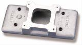 Weiand Hi-Ram Intake Manifold Tops 1932WND Manifold, Hi-Ram, Tunnel Ram Top, Aluminum, Natural, Each thumbnail 1