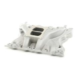 Weiand Action Plus Intake Manifolds 8010 Manifold, Action+Plus, Dual Plane, Aluminum, Natural, Square Bore, Ford, 351M, 400, Each thumbnail 1
