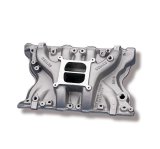 Weiand Action Plus Intake Manifolds 8010 Manifold, Action+Plus, Dual Plane, Aluminum, Natural, Square Bore, Ford, 351M, 400, Each thumbnail 4