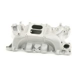 Weiand Stealth Intake Manifolds 8012 Manifold, Stealth, Dual Plane, Aluminum, Natural, Square Bore, Ford, 429, 460, Each thumbnail 1