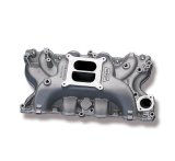Weiand Stealth Intake Manifolds 8012 Manifold, Stealth, Dual Plane, Aluminum, Natural, Square Bore, Ford, 429, 460, Each thumbnail 4