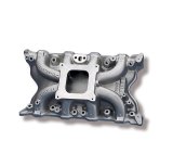 Weiand X-CELerator Intake Manifolds 7516 Manifold, X-CELerator, Single Plane, Aluminum, Natural, Square Bore, Ford, 351C, 2V, Each thumbnail 3