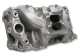 Weiand Stealth Intake Manifolds for 1974 BEL AIR, MONTE CARLO - 8018 Manifold, Stealth, Dual Plane, Aluminum, Natural, Square Bore, Chevy, Big Block, Rectangle Port, Each thumbnail 4