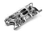 Weiand Street Warrior Intake Manifolds 8124P Manifold, Warrior, Dual Plane, Aluminum, Polished, Square Bore, Ford, Mercury, Small Block, Each thumbnail 1
