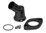 Weiand Aluminum Water Necks 6252 Neck, Aluminum, Black Powdercoated, 45 Degree, Chevy, Big/Small Block, Each thumbnail 3