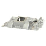Weiand X-CELerator Intake Manifolds 7547-1 Manifold, X-CELerator, Single Plane, Aluminum, Natural, Square Bore, Chevy, Small Block, Each thumbnail 1