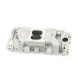 Weiand Stealth Intake Manifolds for 1974 BEL AIR, MONTE CARLO - 8019 Manifold, Stealth, Dual Plane, Aluminum, Natural, Square Bore, Chevy, Big Block, Oval Port, Each thumbnail 1