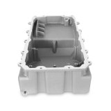 Weiand Coyote Swap Oil Pans 302-90 Pans, Engine Swap, Low-profile, Rear Sump, Wet Style, 8.0 Quarts, Aluminum, Pickup Included, Ford, Each thumbnail 2