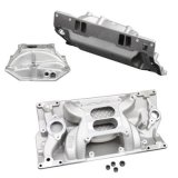 Weiand Speed Warrior Intake Manifolds 8502 Manifold, Warrior, Non-EGR, 1,500-6,700 rpm, Square Bore, Chevy, Small Block, Each thumbnail 2