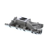 Weiand Stealth Intake Manifolds 8023WND Manifold, Stealth, Dual Plane, Aluminum, Natural, Square Bore, Ford, 351W, Each thumbnail 1