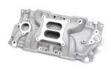 Weiand Speed Warrior Intake Manifolds 8170WND Manifold, Warrior, Aluminum, Natural, Square Bore, Chevy, Small Block, Each thumbnail 1