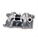 Weiand Action Plus Intake Manifolds 8007WND Manifold, Action+Plus, Dual Plane, Aluminum, Natural, Square/Spread Bore, Dodge, Small Block LA, Each thumbnail 3