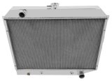 Frostbite Performance Cooling Aluminum Radiators FB225 Radiator, Aluminum, Polished, Downflow, 2 Row, Dodge, Plymouth, Each thumbnail 2