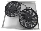 10 Inch 1,300 CFM Frostbite Fan and Shroud High Performance Packages FB509H Electric Fan, Dual, in. Diameter, Puller, cfm, Aluminum Shroud, 17.00 in. Height, 20.75 Width, Kit thumbnail 1