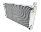 Frostbite Performance Cooling Aluminum Radiators FB284 Radiator, Aluminum, 3-Row, Polished, Crossflow, Chevy, GMC, Each thumbnail 5