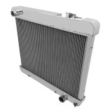 Frostbite Performance Cooling Aluminum Radiators FB118 Radiator, Aluminum, 3-Row, Polished, Downflow, Chevy, Oldsmobile, Pontiac, Each thumbnail 1
