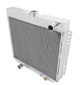 Frostbite Performance Cooling Aluminum Radiators FB130 Radiator, Aluminum, 3-Row, Polished, Downflow, Ford, Mercury, Each thumbnail 2
