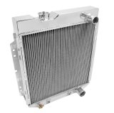 Frostbite Performance Cooling Aluminum Radiators FB121 Radiator, Aluminum, 3-Row, Polished, Downflow, Ford, Mercury, Each thumbnail 1