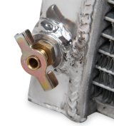 Frostbite Performance Cooling Aluminum Radiators FB121 Radiator, Aluminum, 3-Row, Polished, Downflow, Ford, Mercury, Each thumbnail 4