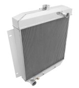 Frostbite Performance Cooling Aluminum Radiators FB217 Radiator, Aluminum, 3-Row, 1954-56 Ford Car, Each thumbnail 1