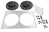 14 Inch 2,200 CFM Frostbite Fan and Shroud High Performance Packages FB501H Electric Fan, Dual, in. Diameter, Puller, cfm, Aluminum Shroud, 17.00 in. Height, 28.25 Width, Kit thumbnail 2