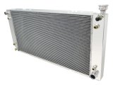 Frostbite Performance Cooling Aluminum Radiators FB287 Radiator, Aluminum, 3-Row, Polished, Crossflow, Chevy, GMC, Each thumbnail 1