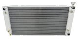 Frostbite Performance Cooling Aluminum Radiators FB287 Radiator, Aluminum, 3-Row, Polished, Crossflow, Chevy, GMC, Each thumbnail 2