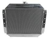 Frostbite Performance Cooling Aluminum Radiators FB160 Radiator, Aluminum, 3-Row, Polished, Downflow, Ford, Each thumbnail 3