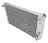 Frostbite Performance Cooling Aluminum Radiators for 1984-1990 CORVETTE - FB255 Radiator, Aluminum, 3-Row, Polished, Crossflow, Chevrolet, Each thumbnail 1