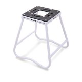 Matrix Concepts C1 Mini Steel Motorcycle Stands C1M-100 Stand, Mini, Fixed, 300 lbs. Capacity, Steel, White Powdercoated, 15.250 in. Overall Height, Each thumbnail 1