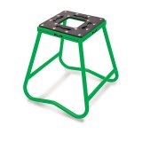 Matrix Concepts C1 Steel Motorcycle Stands C1-105 Stand, C1, Fixed, 300 lbs. Capacity, Steel, Green Powdercoated, 16.250 in. Overall Height, Each thumbnail 2
