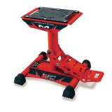 Matrix Concepts LS1 Lift Stands LS1-102 Stand, LS1, Foot Pedal Type, 500 lbs. Capacity, Steel, White/Red Powdercoated, 15.500 in. Overall Height, Each thumbnail 1