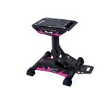 Matrix Concepts LS1 Lift Stands LS1-109 Stand, LS1, Foot Pedal Type, 500 lbs. Capacity, Steel, Black/Pink Powdercoated, 15.500 in. Overall Height, Each thumbnail 2