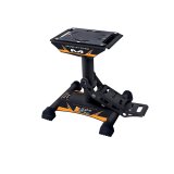 Matrix Concepts LS1 Lift Stands LS1-106 Stand, LS1, Foot Pedal Type, 500 lbs. Capacity, Steel, Black/Orange Powdercoated, 15.500 in. Overall Height, Each thumbnail 2