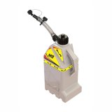 4 Gallons Matrix Concepts M3 Utility Can M3-104 Jug, Cans, Gallons, White, White/Yellow Decal, Each thumbnail 1