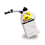 4 Gallons Matrix Concepts M3 Utility Can M3-104 Jug, Cans, Gallons, White, White/Yellow Decal, Each thumbnail 2