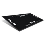 Matrix Concepts Floor Mats, Shop and Garage M40-101 WORX MATS, M40 CARPETED 3.5FT X 7FT MAT BLACK/WHITE thumbnail 1